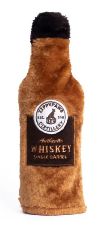 Zippy Paws Happy Hour Crusherz - Whisky Dog Toy
