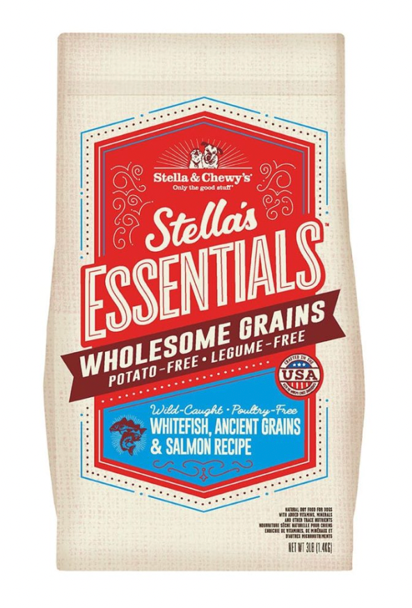 Stella Chewy s Essentials Wholesome Grains Whitefish Salmon