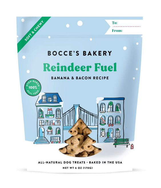 Bocce's Bakery Limited Edition - Reindeer Fuel Soft & Chewy Dog Treats (6oz/170g)