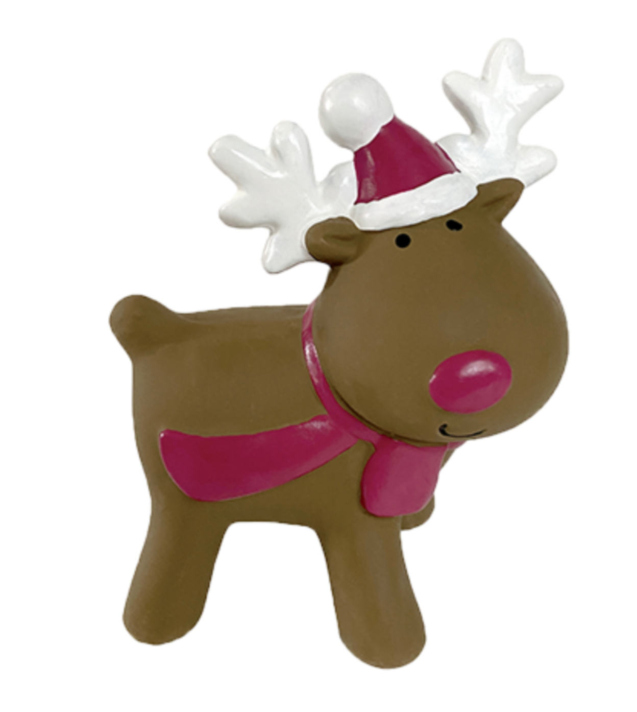 FouFouBrands Holiday Cuddle Chews - Reindeer Dog Toy