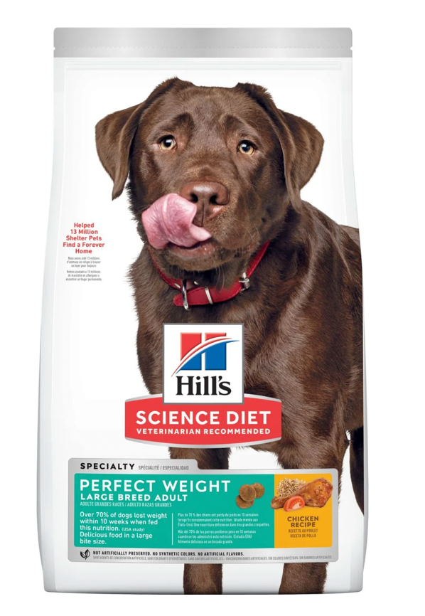 Hill's Science Diet Perfect Weight Large Breed Adult Dog Food (11.5kg/25lb)