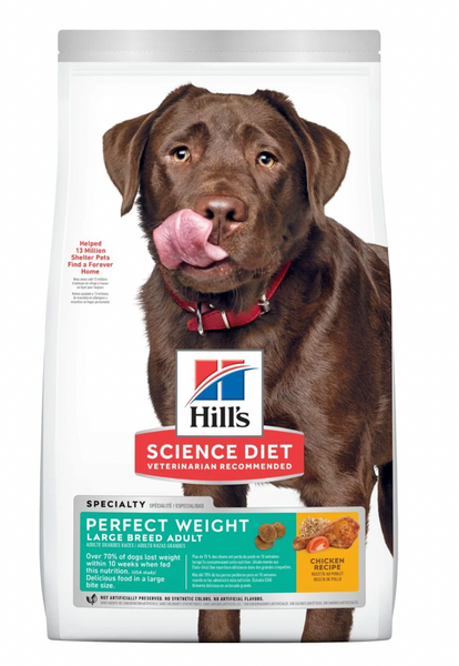 Hill s Science Diet Perfect Weight Large Breed Adult Dry Dog Food chicken