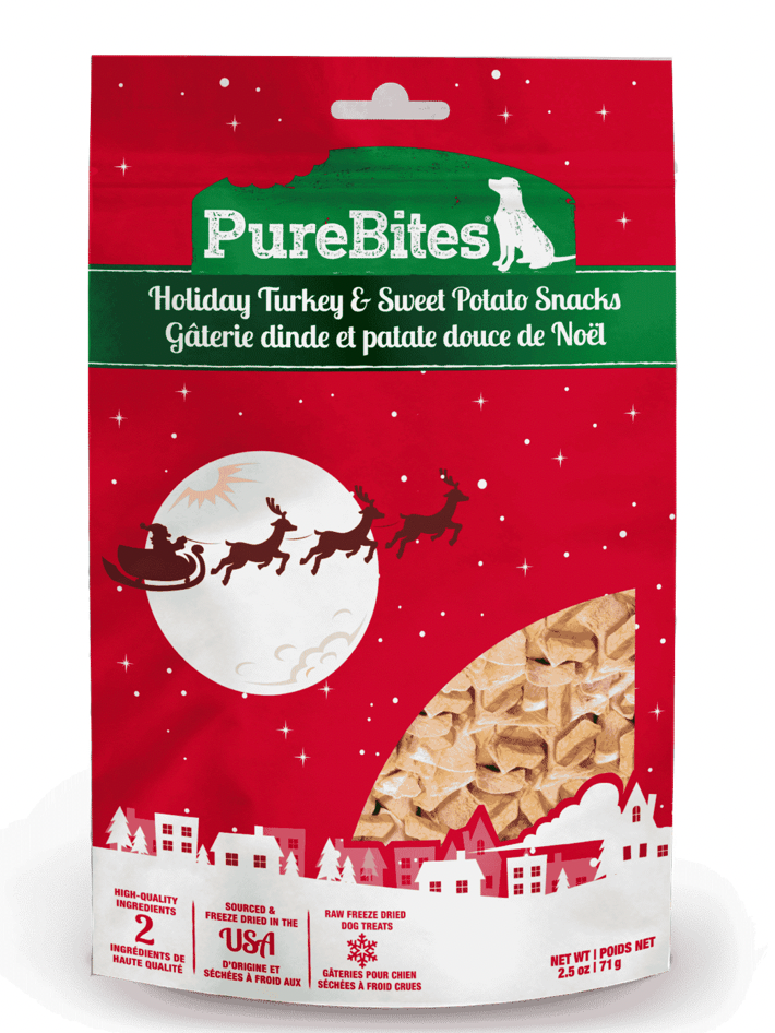 Purebites Holiday Turkey & Sweet Potato Dog Treats