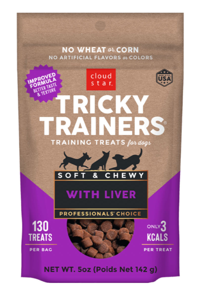 Cloud Star Tricky Trainers Soft & Chewy - Liver Dog Treats