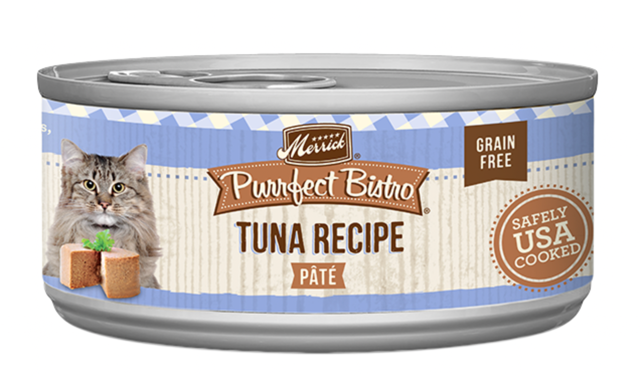 Merrick Purrfect Bistro Tuna Pate Canned Cat Food 5.5oz 156g Wooftown