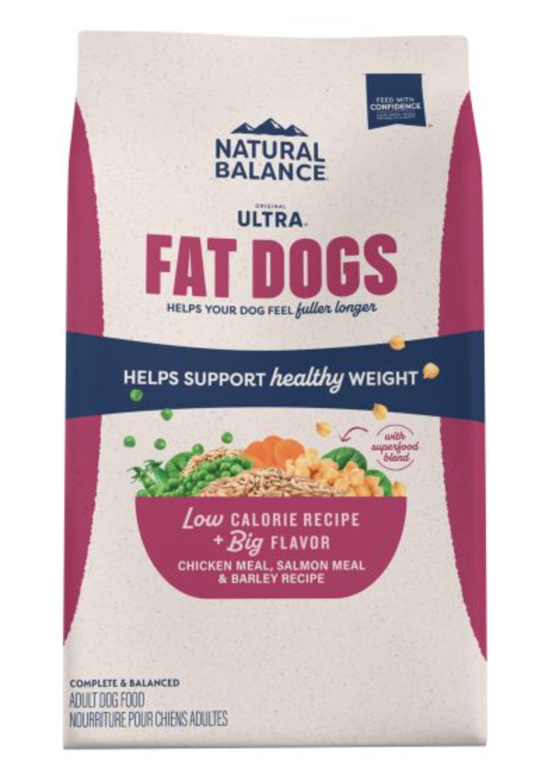 Natural Balance Fat Dogs Chicken & Salmon Low Calorie Dog Food