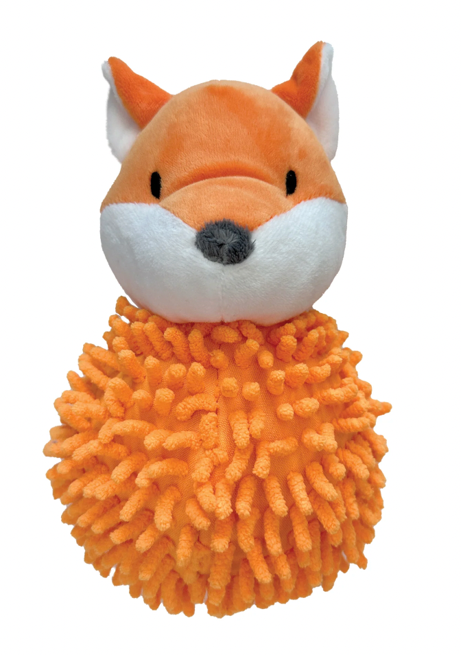 FouFouBrands FouFit Moppet Spikers Fox Dog Toy