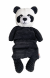 FouFouBrands FouFit Corduroy Squeak&#39;N Tube Panda Dog Toy
