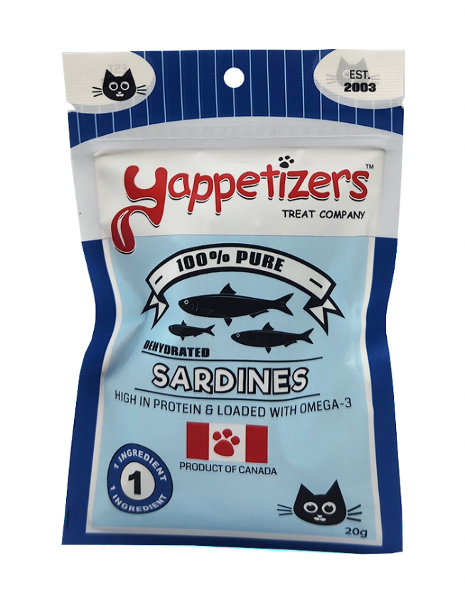 Yappetizers Sardine Cat Treat (0.7oz/20g)