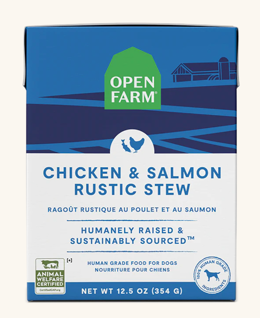 Open Farm Rustic Stew - Chicken & Salmon GF Dog Food (12.5oz/354g)