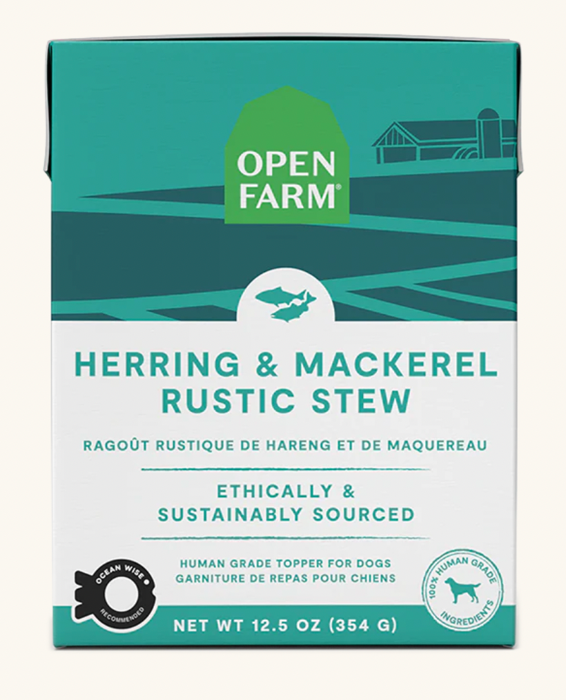 Open Farm Rustic Stew - Herring & Mackerel GF Dog Food (12.5oz/354g)