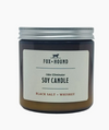 Fox + Hound Odor Eliminator Soy Candle - Black Salt &amp; Whiskey Scent