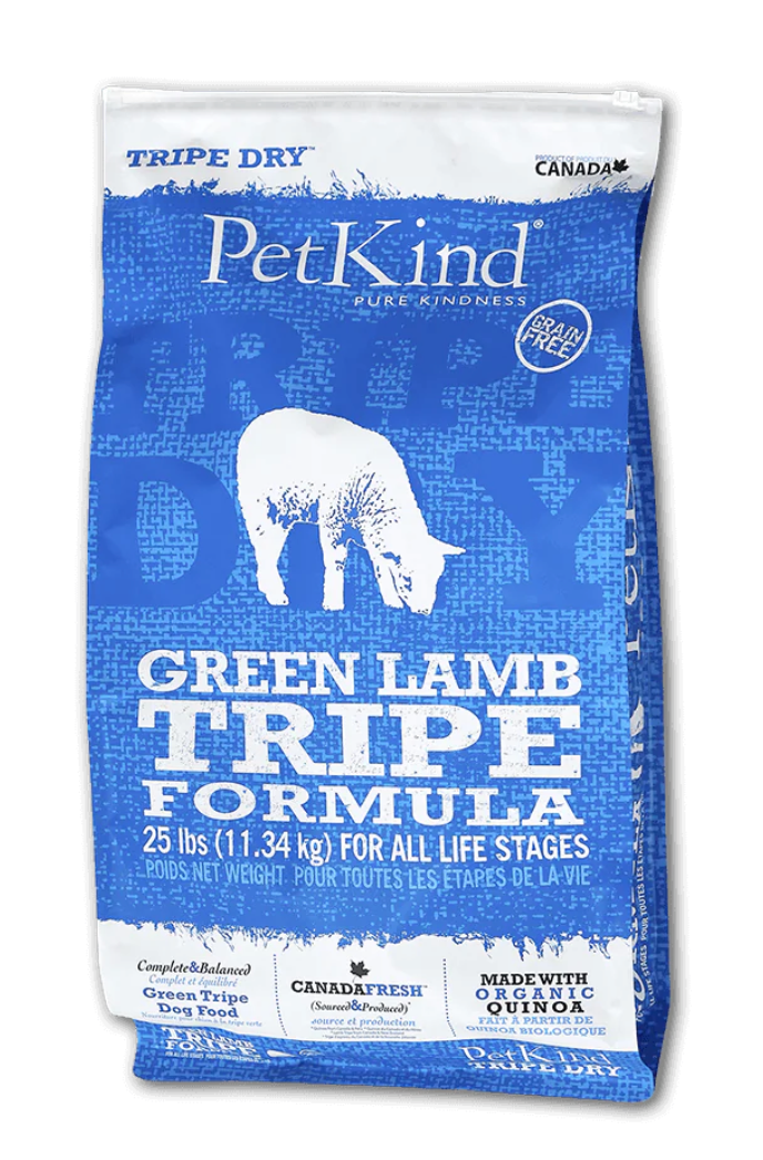 PetKind Green Lamb Tripe GF Dog Food