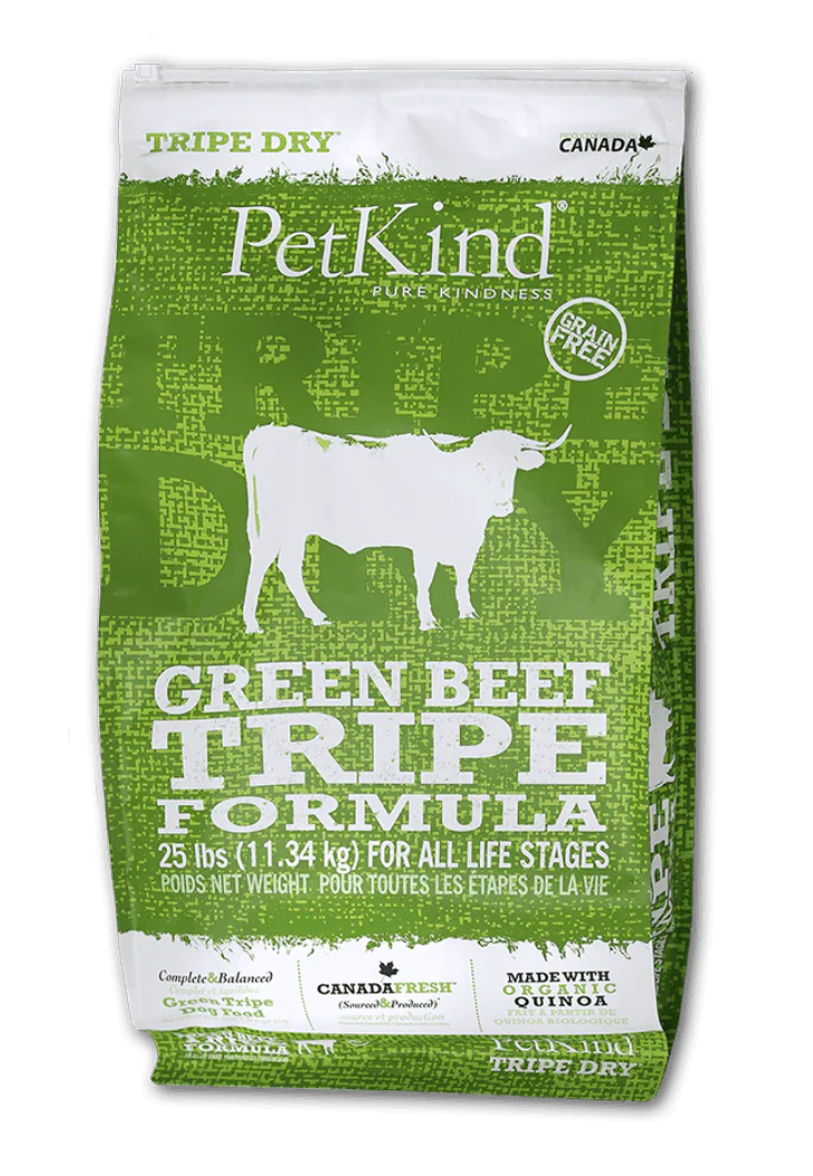 PetKind Green Beef Tripe GF Dog Food