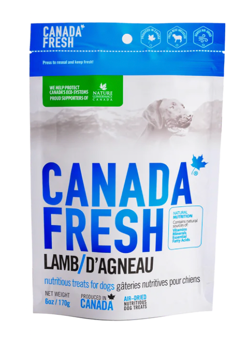 PetKind Canada Fresh Air-Dried Lamb Dog Treats (6oz/170g)