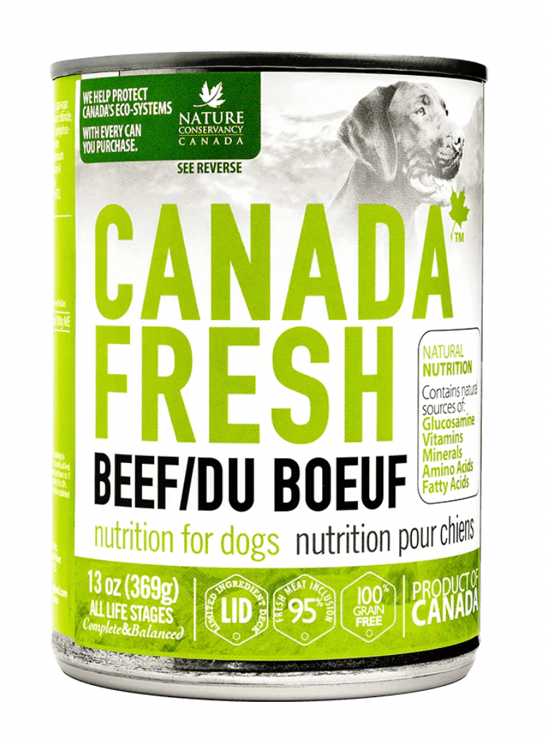 PetKind Canada Fresh Beef Formula Canned Dog Food (13oz/368g)