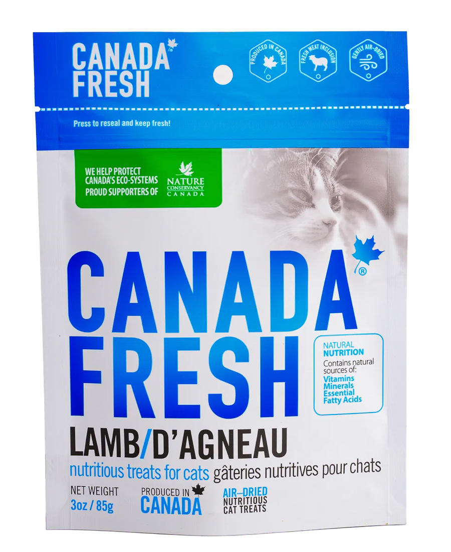 PetKind Canada Fresh Air-Dried Lamb Cat Treats (3oz/85g)