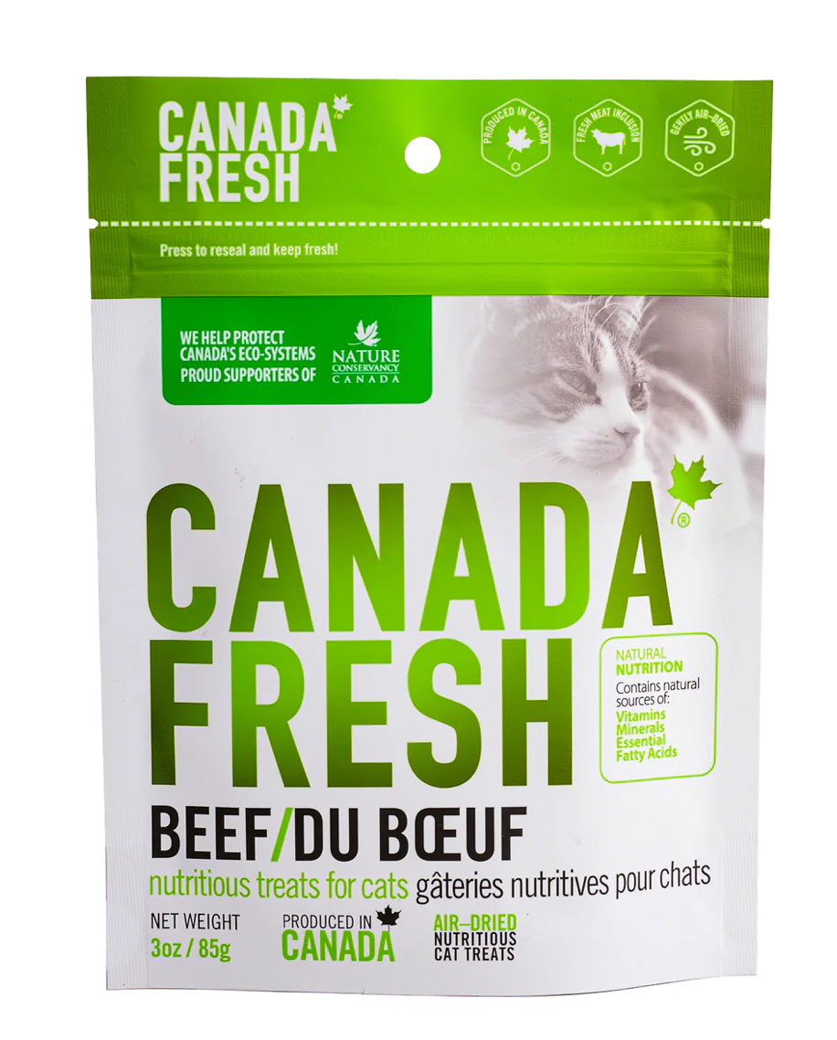 PetKind Canada Fresh Air-Dried Beef Cat Treats (3oz/85g)