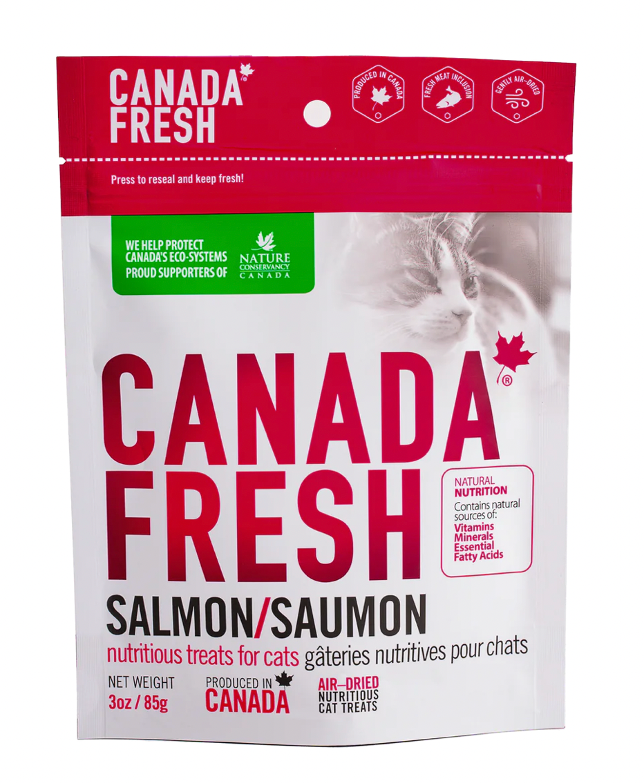 PetKind Canada Fresh Air-Dried Salmon Cat Treats (3oz/85g)