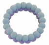 Dexypaws 2 Piece Aggressive Teething Ring Set - Lilac &amp; Sky Blue