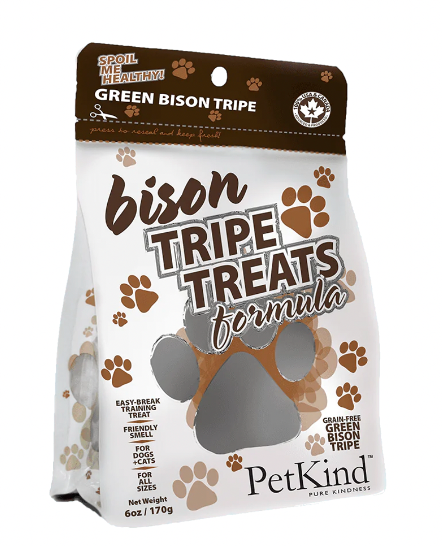 PetKind Tripe Treats Bison Dog Treats (170g/6oz)
