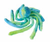 FouFouBrands Fuzzy Wuzzy Octopus Plush Dog Toy - Blue &amp; Green