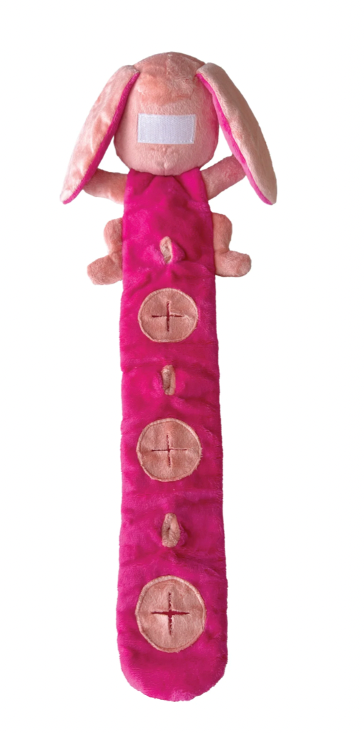 FouFouBrands Hide &#39;n Seek Roll Ups Dog Toy - Bunny