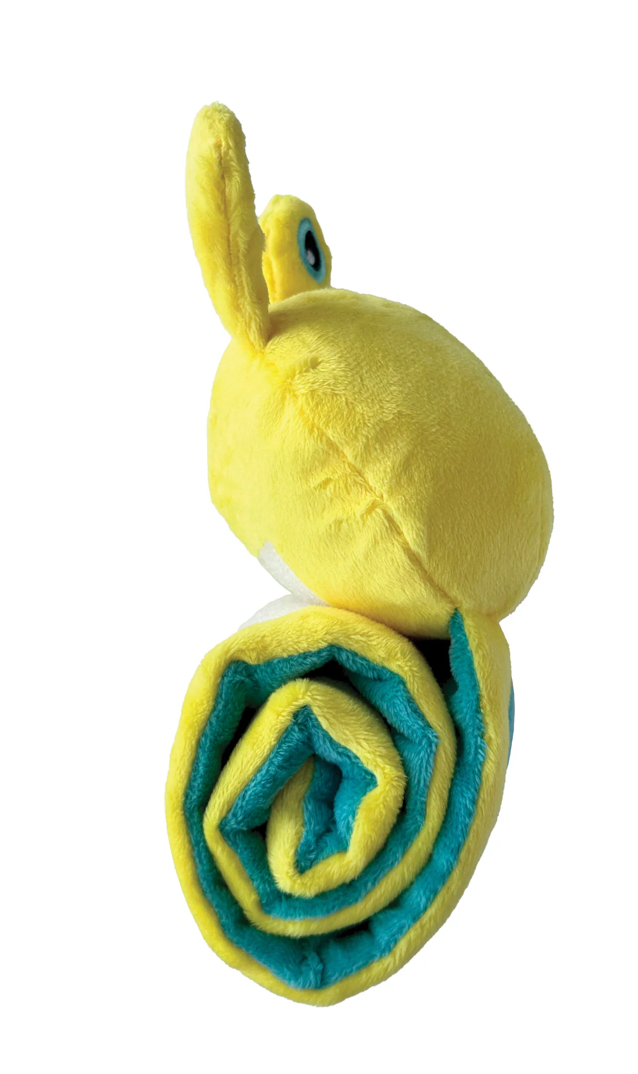 FouFouBrands Hide &#39;n Seek Roll Ups Dog Toy - Snail