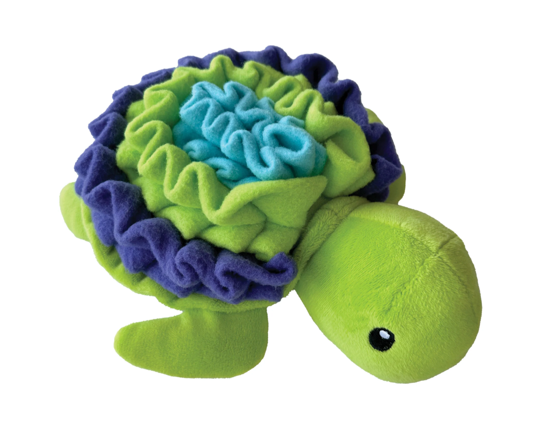 FouFouBrands Hide 'n Seek Under the Sea Snuffle Dog Toy - Turtle