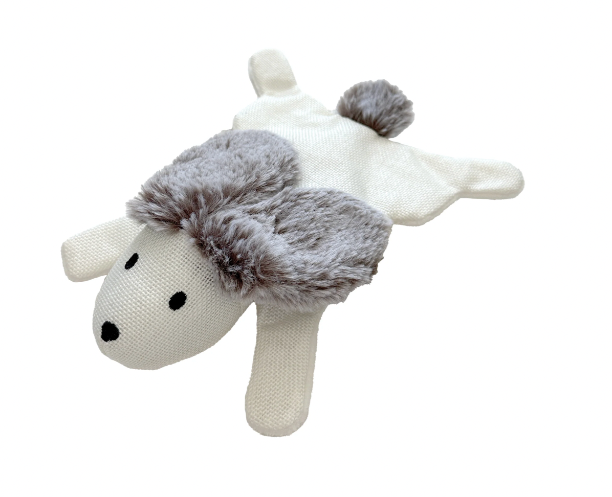 FouFouBrands Hide 'n Seek Woodland Stuffless Crinkle Dog Toy - Bunny