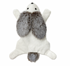 FouFouBrands Hide &#39;n Seek Woodland Stuffless Crinkle Dog Toy - Bunny