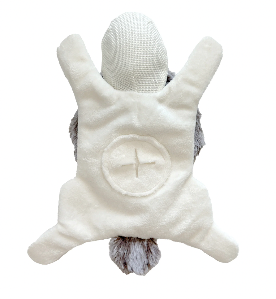 FouFouBrands Hide &#39;n Seek Woodland Stuffless Crinkle Dog Toy - Bunny