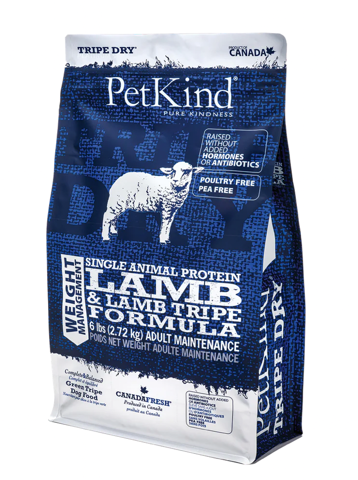 PetKind Lamb & Lamb Tripe Weight Management Formula Dog Food