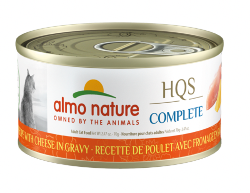 Almo Nature Complete Chicken with Cheese in Gravy Canned Cat Food (70g/2.47oz)