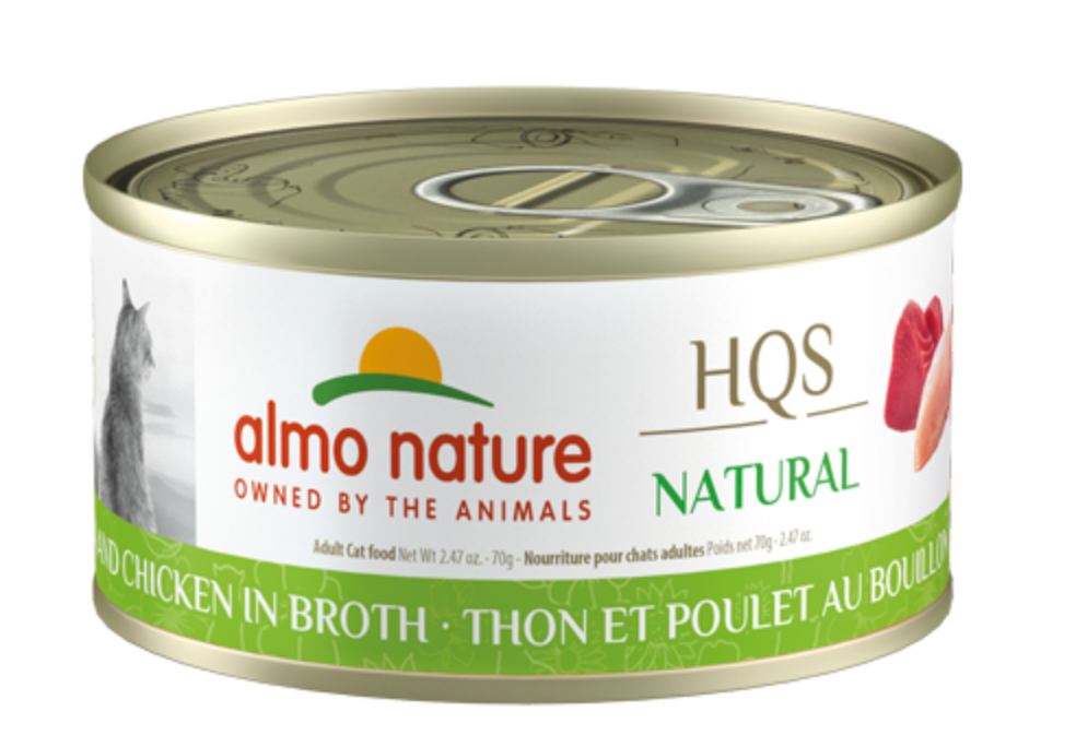 Almo Nature Tuna & Chicken in Broth Canned Cat Food (70g/2.47oz)