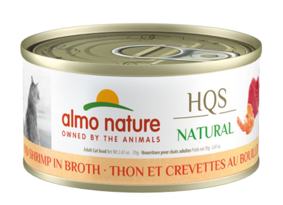 Almo Nature Tuna & Shrimp in Broth Canned Cat Food (70g/2.47oz)