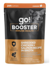 Go! Dog Booster Immune Health - GF Shredded Chicken &amp; Salmon in Broth (2.8oz/79.3g)
