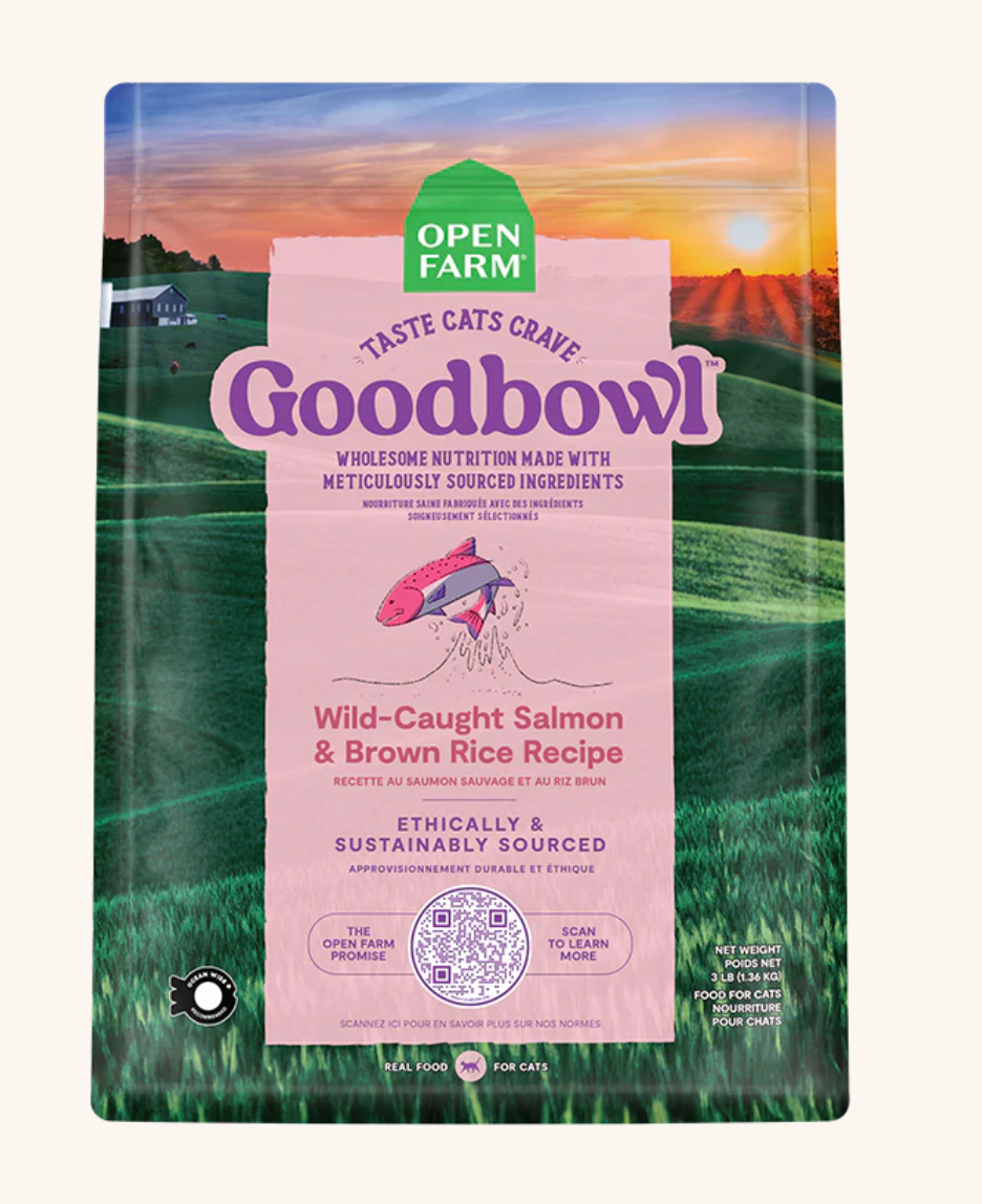 Open Farm Goodbowl Salmon & Brown Rice Cat Food