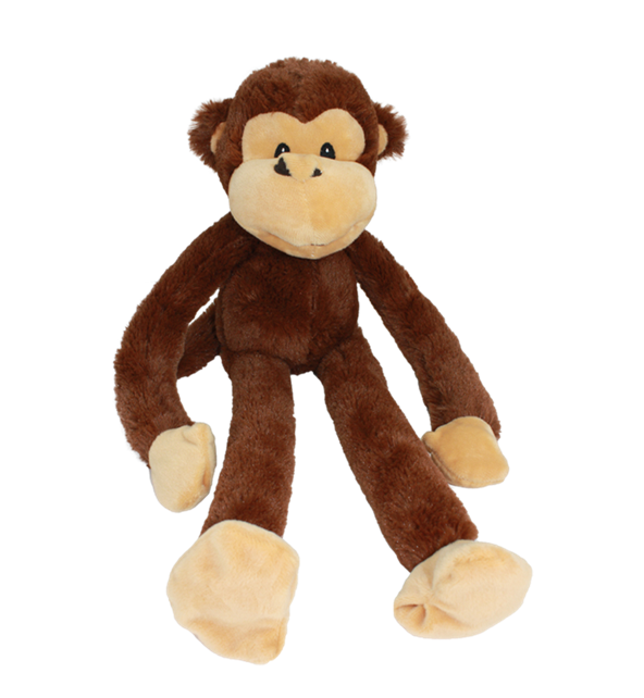 Multipet Swingin' Safari Monkey Dog Toy