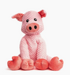 Fabdog Floppy Plush Dog Toy - Pig (L)