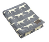 Tall Tails Fleece Blanket - Grey &amp; Cream Charcoal Icon (30&quot;x40&quot;)