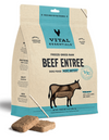 Vital Essentials Freeze-Dried Raw Beef Entree Mini Patties Dog Food (14oz/396.8g)