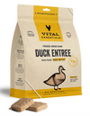 Vital Essentials Freeze-Dried Raw Duck Entree Mini Patties Dog Food (14oz/396.8g)