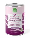 Open Farm Chicken &amp; Salmon Pate GF Canned Dog Food (12.5oz/354g)