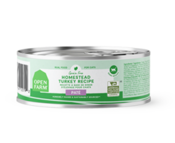 Open Farm Homestead Turkey Pate GF Canned Cat Food