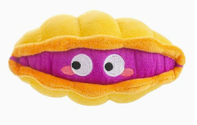 Clam dog toy hotsell