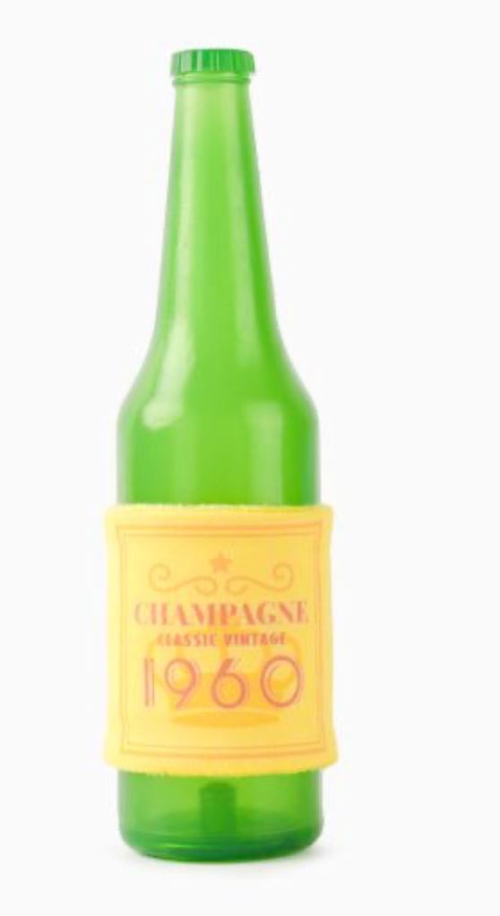 HugSmart Dura Guard Tough Boozy Tails - Champagne Dog Toy