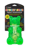 Spunky Pup Gummy Bear Treat Dispenser with Peanut Butter Treats Dog Toy