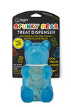 Spunky Pup Gummy Bear Treat Dispenser with Peanut Butter Treats Dog Toy