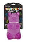 Spunky Pup Gummy Bear Squeak Dog Toy - Assorted Colours